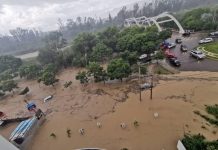 Torrenciales lluvias y granizo causan estragos en Tarija