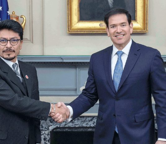 Marco Rubio se reunió con el canciller de Bolivia: EEUU expresa apoyo a reformas promercado