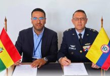 Bolivia y Colombia fortalecen cooperación en uso de combustibles en aviación