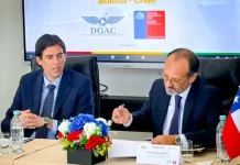 Aerolíneas chilenas transportarán pasajeros de Bolivia a terceros países