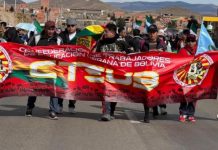 Maestros inician marcha desde Calamarca