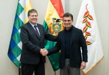 Paz cambia a Mauricio Medinaceli como ministro de Hidrocarburos y en su lugar posesiona a Marcelo Blanco