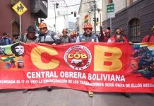 COB convoca a bloqueo nacional de caminos desde las cero hora de este viernes