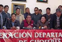 Choferes paceños no acudirán al diálogo con el Gobierno y lanzan un ultimátum de 24 horas
